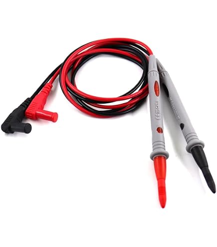 Câbles Test Multimètre 1000V CAT III - Sondes Rouge/Noir 1m - Pour Mesures Électriques Sécurisées