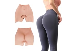 ‎MINAKY Minaky Crossdresser Silikon Höschen Hüfte heben hohlen aus Schritt, Silikon-Fake-Po-Hose riesige Hüften für Transgender Drag Queen Crossdressing Cosplay