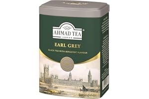 Ahmad Tea Earl Grey o smaku bergamotki | Czarna herbata - 100 g luźny liść