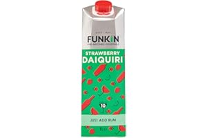 Funkin Strawberry Daiquiri Pre-Made Cocktail Mix 1 Litre (Case of 6) | Cocktail - Just Add Spirits, Perfect For Parties