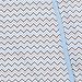 Miracle Blanket Swaddle (Blue Chevron)