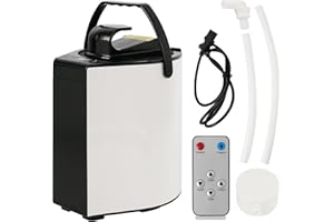 OUGPIU Sauna Dampfgarer,3.5L 1000W Tragbarer Edelstahl-Dampfgenerator mit Fernbedienung,Smart Touch Einstellbare Temperatur Sauna Generator Heim-Dampfer mit Timer-Anzeige,für die Entgiftung des Körpers