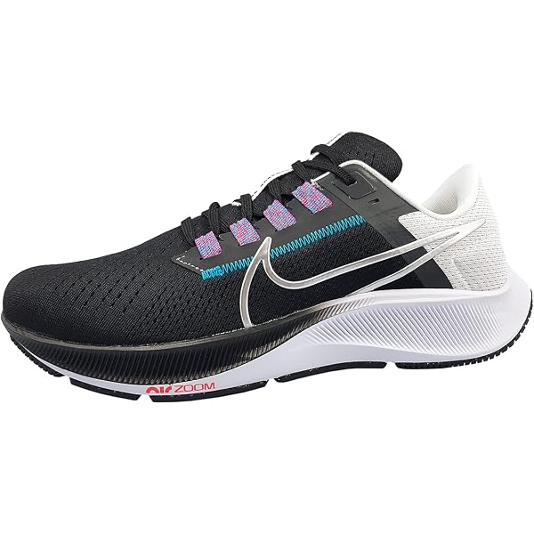 NIKE Air Zoom Pegasus 38, Zapatillas de Running Hombre, Black/Mtlc  Silver/White Chlorine/Blue Anthracite/Flash Crimson, 46 EU : Amazon.es: Moda