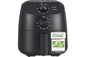 ‎AECO aeco Cube 2.0 Mini Airfryer – Kompakte Heißluftfritteuse, 2 Liter, BPA-frei, 60 Min. Timer, Antihaft, 80% weniger Öl, energieeffizient, Automatische Abschaltfunktion