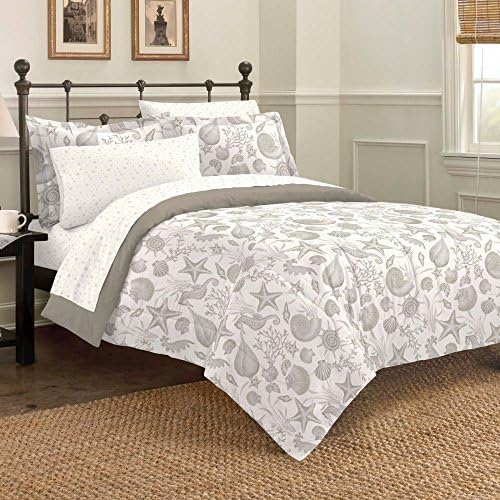 Discoveries Deep Sea Ocean Seashell Bedding Comforter Set, Twin, Taupe by Discoveries