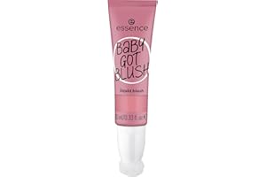 ‎ESSENCE COSMETICS essence BABY GOT BLUSH liquid blush, Rouge, Nr. 30, Nude, Expressergebnis, schnelltrocknend, natürlich, vegan, ölfrei, ohne Parabene, ohne Mikroplastikpartikel, 1er Pack (10ml)