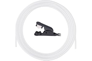 10 meter PTFE-rör med mattkniv, 4 mm x 2,5 mm, ID 2,5 mm × 4 mm OD PTFE-teflonrör för 1,75 mm för Bambu Lab A1/A1 mini/P1P/P1