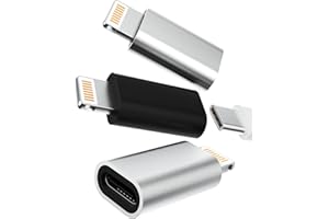 WASRUYI USB C to Lightning Adapter Charger Jack Converter(3Pack)for Apple iPhone14 Pro Max Type C Female Lightening Male Adaptor for iPad Connector Charging Cable Port Splitter Android Cord Accessories Dongle