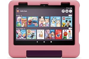 New Amazon Kid-Proof Case for Fire HD 8 tablet (only compatible with 12th generation tablet), Disney Princess
