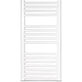 Cicsa Radiador toallero Zeta T Acero Blanco 800 x 500 mm ...