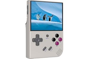 BULUHAHA RG35XX Plus Consola Retro 64GB, 5515 Juegos, Consolas de videojuegos con Linux, ARM Cortex-A53 1.5GHz, Consola de Juegos Portátil de 3.5 pulgadas, Soporta salida de TV HDMI WiFi Bluetooth 3300mAh
