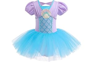 MYRISAM Princess Leotards for Girls Ballet Dance Tutu Skirted Ballerina Dress Birthday Fancy Party Carnival Halloween Costumes