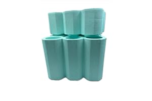 Generico Portabottiglie Polistirolo da sei posti per Champagne, vino, birra e olio di colore azzurro Tiffany completo di scatola cartone