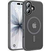 MADNOVA iPhone 17 i&ccedil;in Kılıf Kamera Korumalı Magsafe Wireless Şarj &Ouml;zellikli Lens Hediyeli Mat Şeffaf Renkli Standlı Kılıf (G