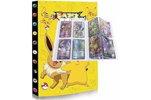 JKYYDS Porte Carte 4 Pochettes, Album Porte Titulaire Carte, Classeur portable pour cartes à collectionner, 30 pages peuvent contenir 240 cartes YE5