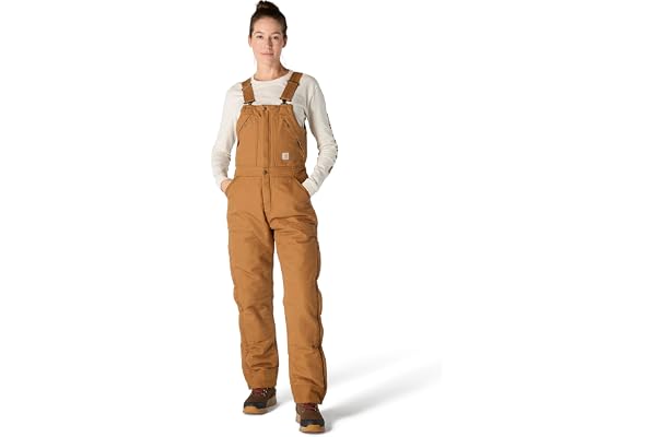 Carhartt dam Loose Fit Washed Duck Insulated Biberall Overall