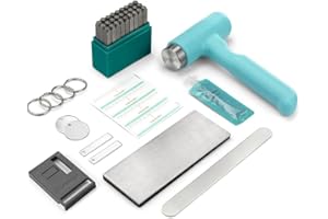 ImpressArt - Kit de estampado de metal, incluye todas las herramientas esenciales de estampado de metal para hacer joyas y proyectos hechos a mano (Homeroom 2, kit básico)