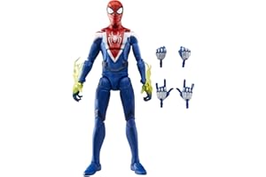Spider-Man Marvel Legends Series Gamerverse Miles Morales Upgraded Suit Style Action Figure, Blue
