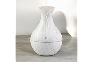 INFINITLIVING Humidificador y Difusor de Aroma Mini | Silencioso, Elegante y Compacto | Ideal para Aromaterapia Aceites Esenciales, Yoga, Dormitorios Infantiles Bebés | Regalos Originales