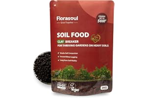 Florasoul® Jordförbättrare för Lerjord | BIO Jordluckrare mot Kompakt 3kg | Förbättrar Dränering & Luftning