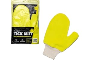 TICK MITT BY TSG TickMitt Zecken-Handschuh (Müheloser Zecken Entferner für Mensch & Tier, Perfekt zum Zecken Entfernen ohne Chemie, Alternative zur Zeckenzange & Zeckenhalsband für Hunde)