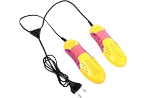 LANTRO JS Secador de Zapatos eléctrico, Zapatos Calentador, Portátil UV Botas Eléctricas Secador de Botas, Deshumidificar Zapatos Eliminar Olores, Secador para Zapatillas(Enchufe UE)
