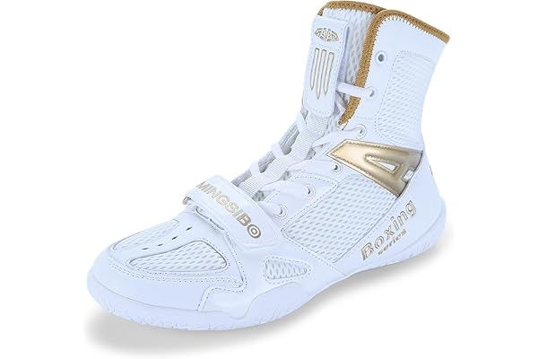 BLBK Chaussure Boxe Anglaise Chaussure de Lutte Bottes de Boxe Mixte