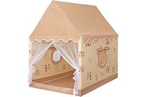 VANWARD Playhouse for Kids, Play house for kids outdoors & indoors, Soft Ventilated Spacious & Easy Setup, for Little Princes and Princesses