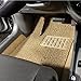 Autofurnish Anti Skid Curly Car Foot Mats (Beige) For Ford Aspire RS.1499.00