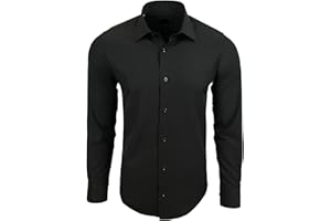 Subliminal Mode Camisa de Vestir para Hombre