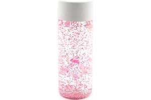 L'atelier gigogne DES OUTILS POUR GRANDIR Bouteille sensorielle flamants roses- favorise l'éveil-facilite l'endormissement-développe l’attention, l’imagination et l’observation dès 18 mois