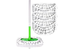AMSAMOTION Microfiber Reusable Mop Pads Compatible For Swiffer Sweeper Mops