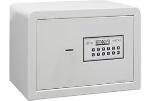 ARREGUI Magna 590020 Caja Fuerte con Cerradura de Doble Seguridad | Caja de Seguridad de Apertura con Codigo más Llave | Caja Fuerte Pequeña para Casa, Hogar, Negocios | 25x35x25 cm | 16 L