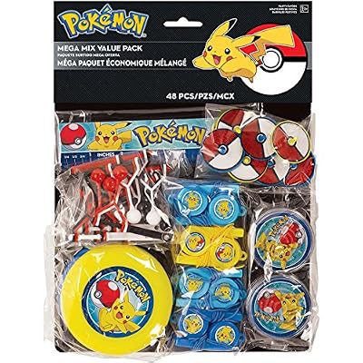 Amscam Méga Paquet de Jouet économique sur Le thème Pokémon