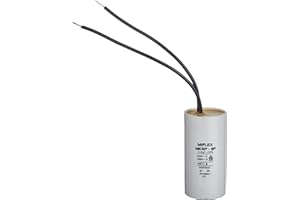 Condensador de Arranque de Motor de Miflex, 450 V, 25 x 51 mm, Capacidad de 2,5uF +- 5%