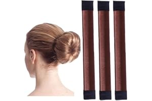 ‎DILARA Original Dutt Maker 3er Set – Magic Hair Bun Maker Dutt Twister – 3x Frisurenhilfe für kurze & lange, dünne & dicke Haare – Haarstyling Frisuren Hilfe Set (braun)
