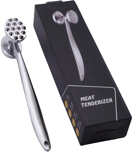 Mazo Para Carne De Acero Inoxidable 304 - Triturador De Hielo Y Ablandador, 27 Cm, Para Cocina Profesional
