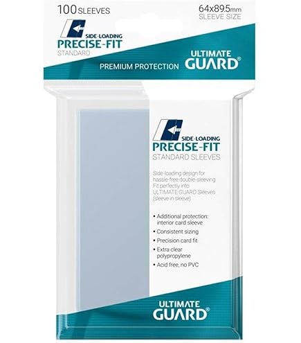 Ultra Pro – Lot De 100 Pochettes Pro-Fit Latérales – Taille S – Protection Pour Petites Cartes