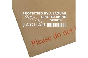 ‎PLATINUM PLACE Platinum Place Fenstertattoo Jaguar GPS Gerät für Sicherheit, 87 x 30 mm, F-Typ, XJ12, XJ6, XJ8, E-Typ-Kfz-/Lkw-Alarm-Tracker, 5 Stück
