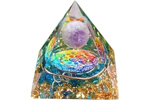 Fuaensm Orgonit Kristall Pyramide Orgonit Pyramide Gesundheit Pyramide Kristall Chakra Meditation Kristalle Home Dekor Orgon Pyramide 5cm