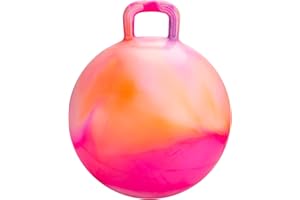 U&C Planet Balones Saltadores 45 cm Pelota de Salto para Niños 3-6 Pelota de Saltar Hinchable con Bomba Apto para Uso en Interiores y Exteriores Regalo Ideal