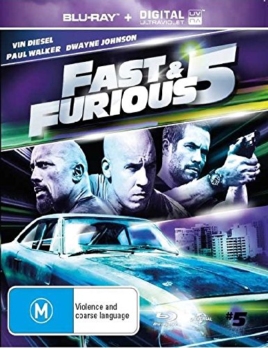 Book's Cover of Fast  Furious 5 Bluray  Copie digitale