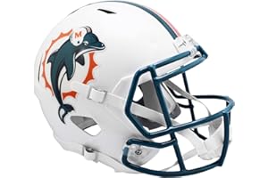 Riddell Speed Replica Casco de Fútbol Miami Dolphins 1997-12