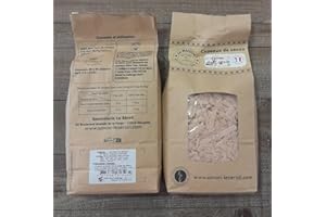 DOUCEUR DES SENS Duo de Copeaux de Savon de Marseille parfum Fleur de coton Le Sérail- économique et écologique- 2x 1kg-Fabrication artisanale- pour plus de 40 L de lessive