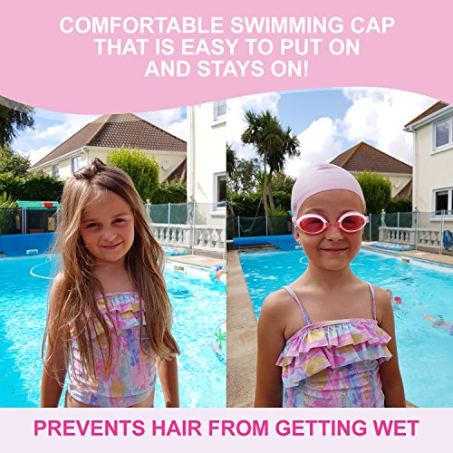 i-swim Pro Kinder-Schwimmbrille und -Badekappe, speziell entwickelt für Kinder mit langer Lebensdauer / Haltbarkeit, wasserdicht, einfach verstellbare Riemen und bequeme Passform - 3