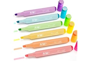 Ashton and Wright - ElectroGlide Triangular Highlighters - Pastel 6 Pack
