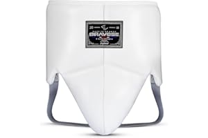 Bravose Elite2.0 Boxing Groin Guard for Boxing, Sparring, Muay Thai, Kickboxing and MMA | Cowhide Leather Abdominal Protector for Karate, Taekwondo and Martial Arts Training