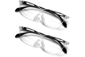 OKH Lupas de 160% con Manos Libres para Trabajo cercano, Lectura, Costura, Pasatiempos, Manualidades, Ligera (2 Unidad)