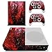 Produktbild Stillshine Xbox ONE S Design Folie Vinyl Aufkleber Skin für Konsole + 2 Controller + Kamera Sticker Set (Starry Red)