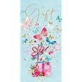 Birthday Wallet With Envelope Butterflies Gift Card Voucher Cash Cellophane Packed